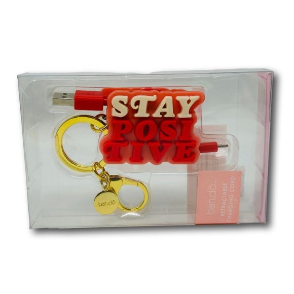 Retractable Bando Charging Cord Stay Positive - Picture 3 of 6